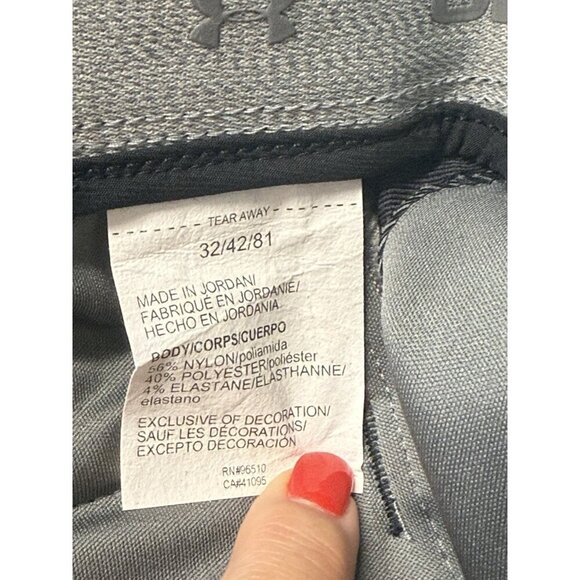 Under Armour Mens Golf Shorts~Size 32~Black 11" Inseam Performance Gear NWT - Picture 9 of 9